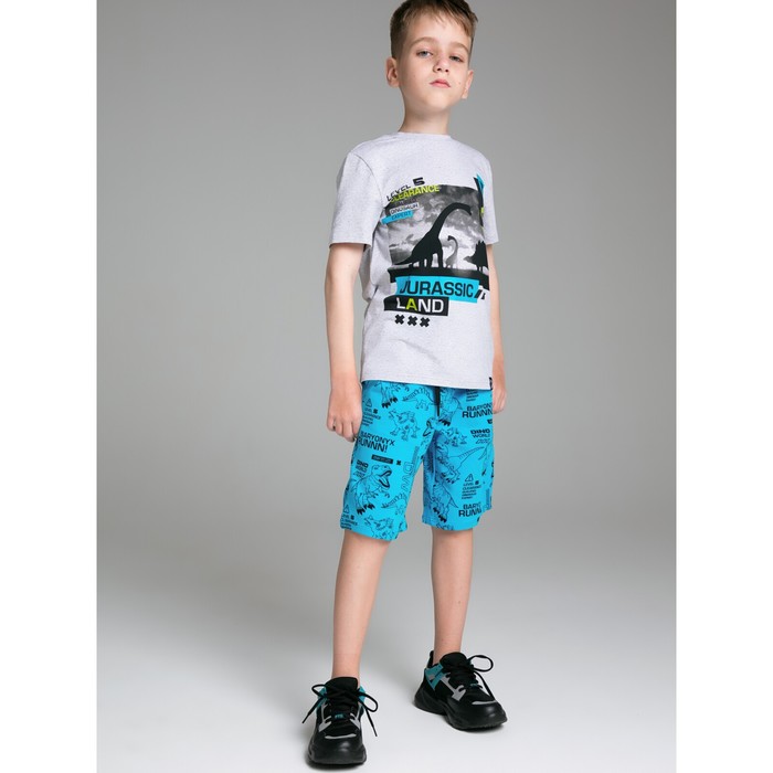 Комплект для мальчика: футболка, брюки, рост 128 см
