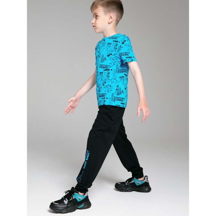 Комплект для мальчика: футболка, брюки, рост 134 см комплект пуловер брюки для мальчика рост 134 см