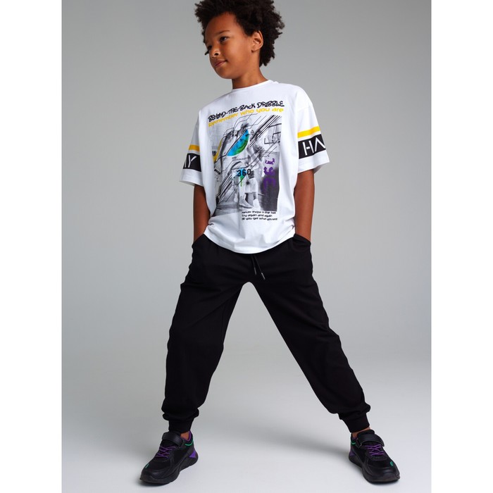 Комплект для мальчика: футболка, брюки, рост 152 см
