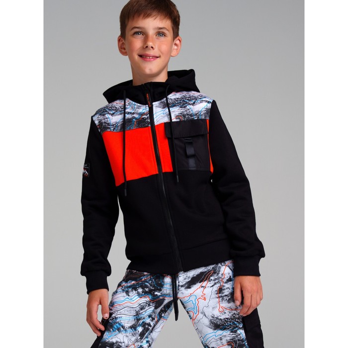 фото Толстовка для мальчика, рост 128 см playtoday