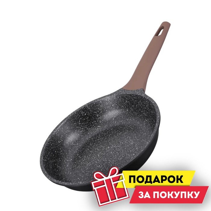 

Сковорода, d=28 см, индукция, бакелитовая ручка, антипригарное покрытие + ПОДАРОК КРЫШКА