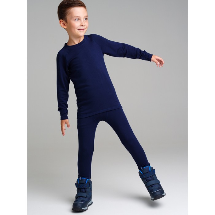 Термокомплект для мальчика: брюки, толстовка, рост 116 см костюм для мальчика толстовка брюки цвет серый дино рост 116 см