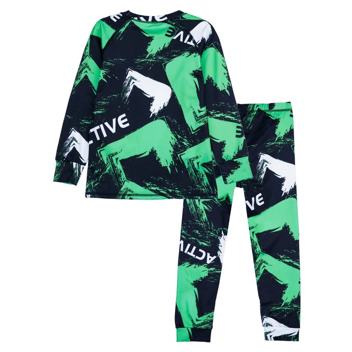 фото Термокомплект для мальчика: брюки, толстовка, рост 98 см playtoday