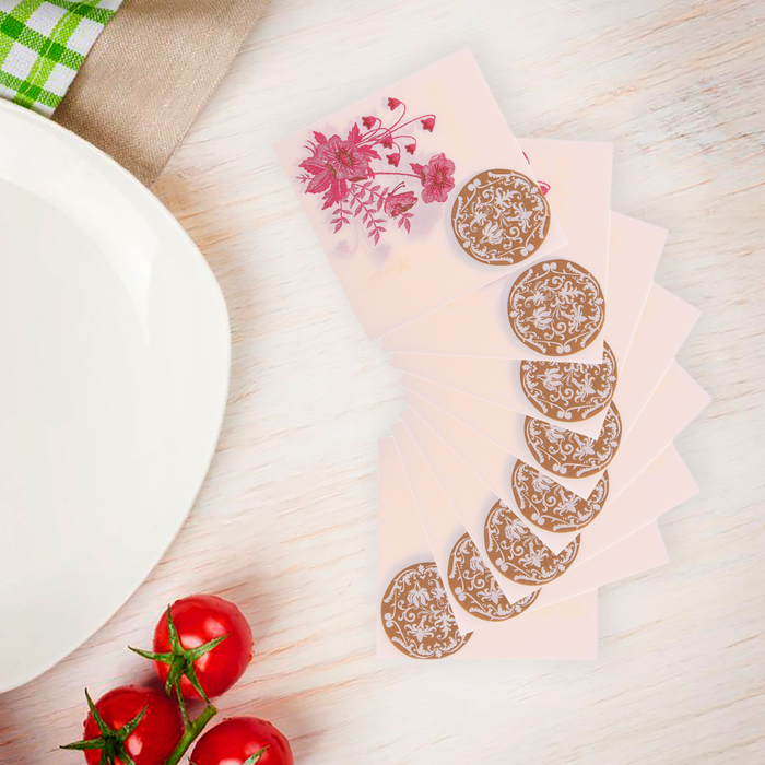 Салфетки бумажные (набор 20 шт) "Цветы" 33*33 см