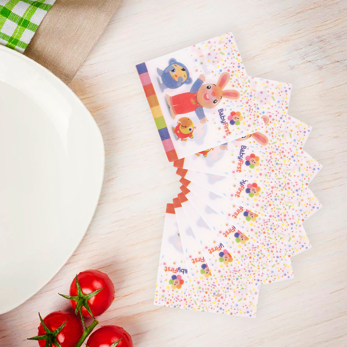 Салфетки бумажные "Животные", набор 20 шт., 33 × 33 см