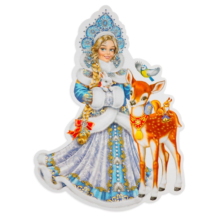 фото Набор для оформления "сказочная зима" 63х101 см мир открыток