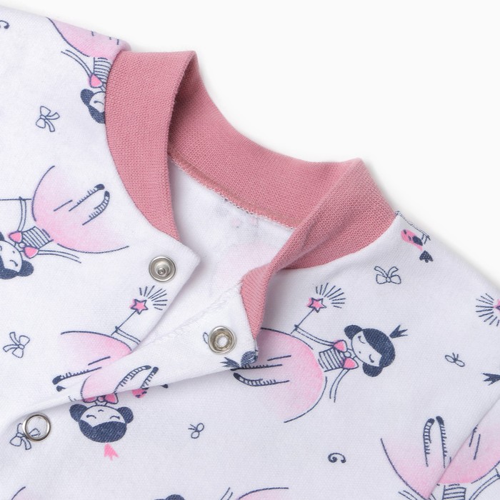 фото Комбинезон детский, цвет белый/принцессы, рост 68 см рыжик