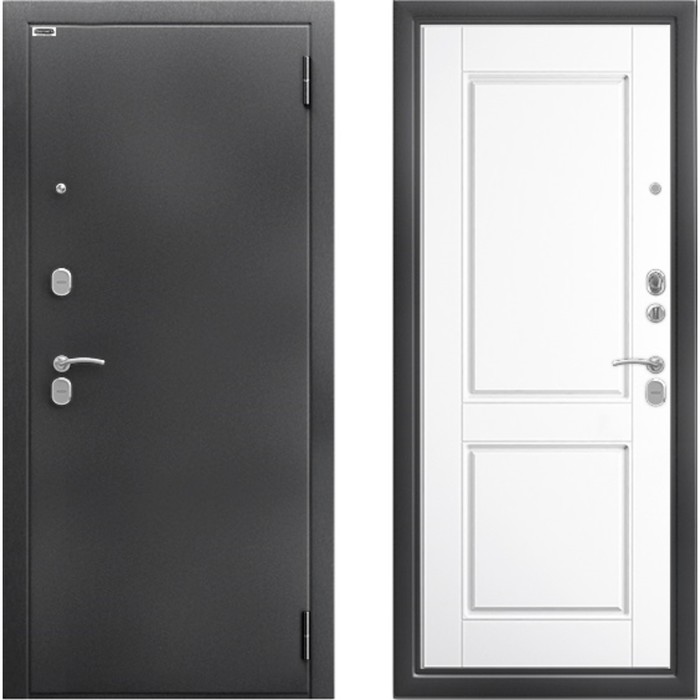 Входная дверь «Тринити Антик Ромео», 970×2060 мм, правая, цвет серебро / эмалит белый входная дверь тринити антик ромео 870×2060 мм левая цвет серебро эмалит белый