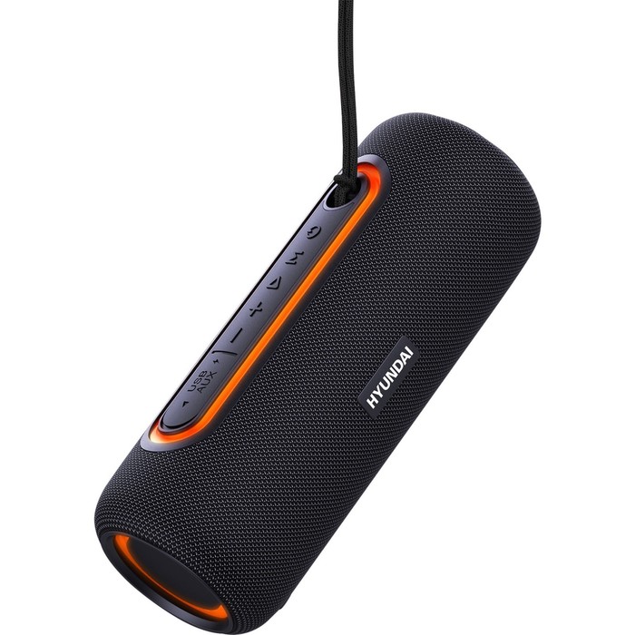 

Колонка порт. Hyundai H-PS1021 черный/черный 25W 1.0 BT 10м 1500mAh