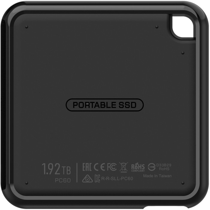 

Накопитель SSD Silicon Power USB-C 1Tb SP010TBPSDPC60CK PC60 1.8" черный