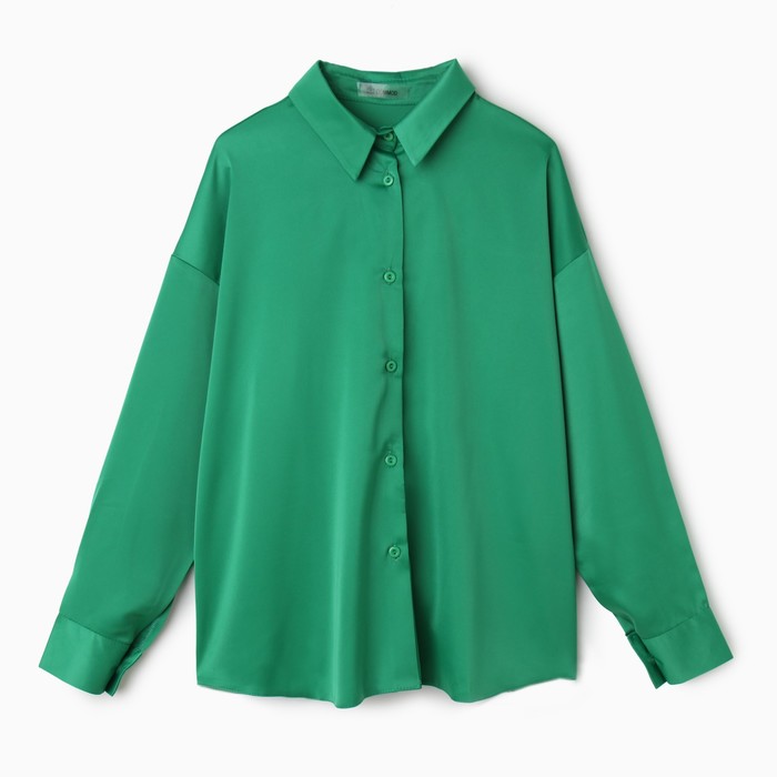 Рубашка женская, цвет зелёный, размер S (42)