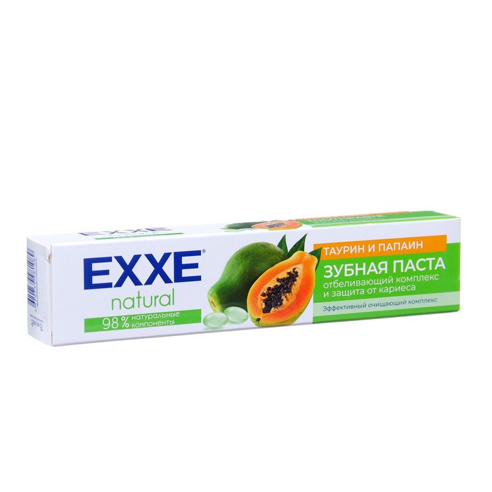 Зубная паста EXXE natural Таурин и папаин, 75 мл
