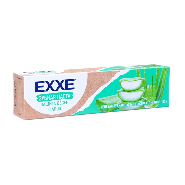 Зубная паста EXXE Защита дёсен с алоэ, 100 г