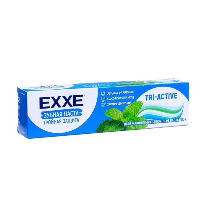 Зубная паста EXXE Тройная защита, 100 г