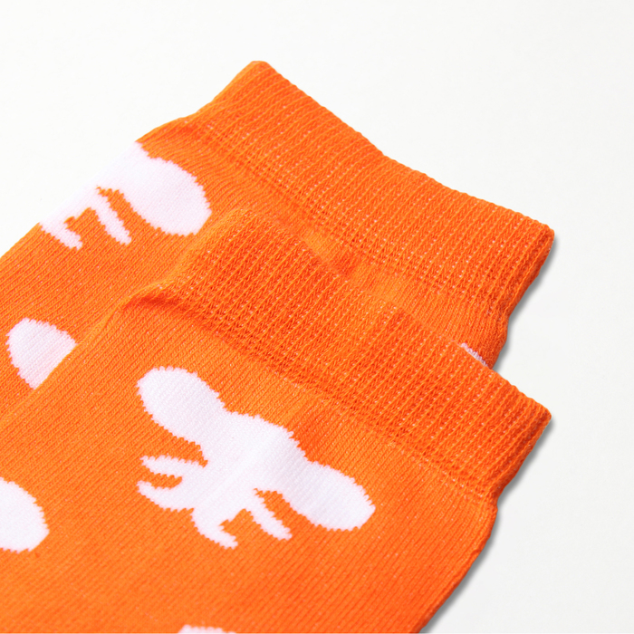 Носки KAFTAN Чебурашка размер 36-39 (23-25 см) оранжевый