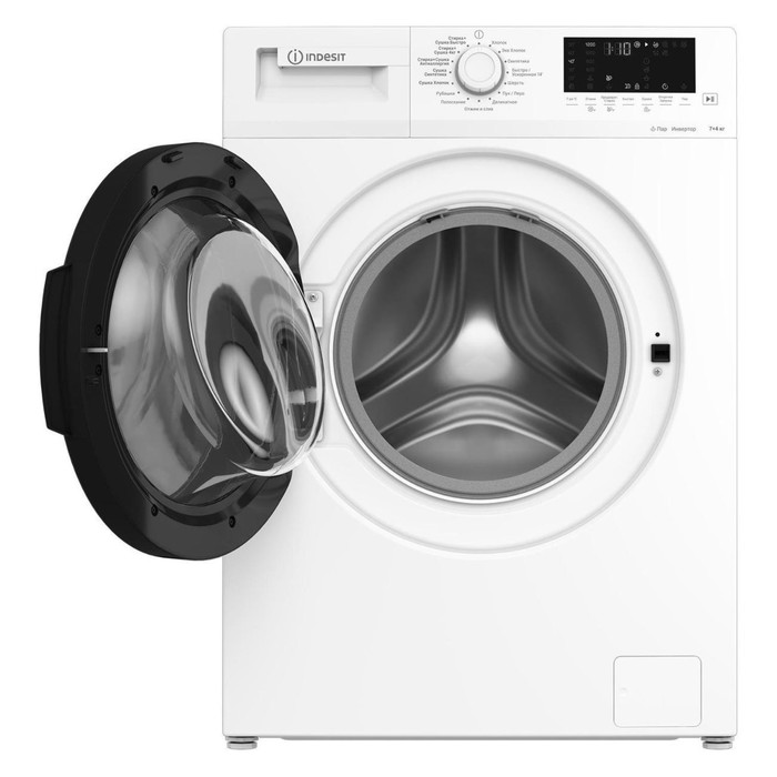 

Стиральная машина Indesit WDS 7428 C7S VW, класс В, 1200 бо/мин, до 7 кг, с сушкой, белаая