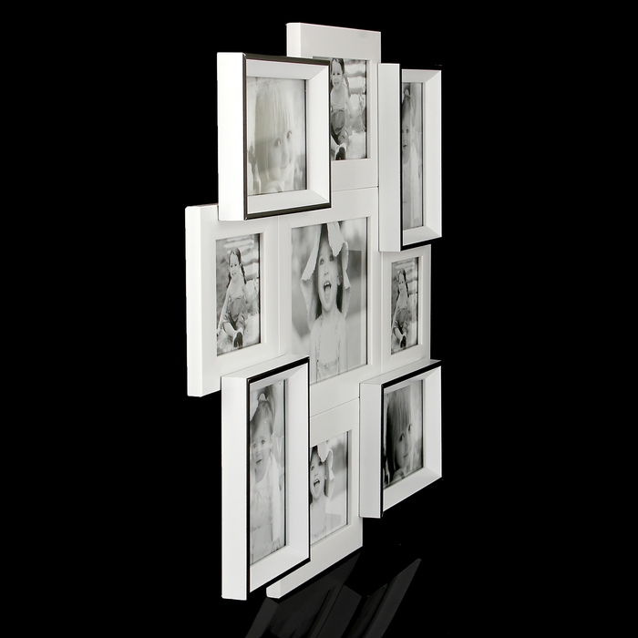 Фоторамка на 9 фото "Контур" 10х15, 10х10, 20х15 см