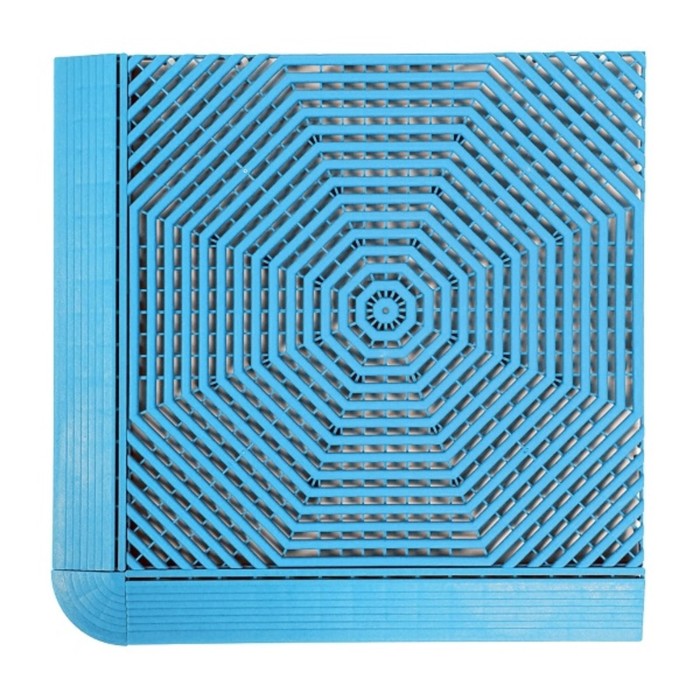 фото Бордюр для садовой дорожки helex, 40 × 40 × 1,8 см, голубой