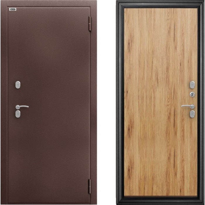 Входная дверь «Сибирь 3К Термо Рустик», 970×2050 мм, правая, антик медь/рустик соломенный дверь входная стальная металлическая лекс термо сибирь 3к 50 венге