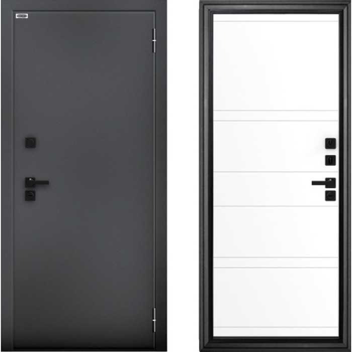 Входная дверь «Сибирь 3К Термо Букле Марвин», 970×2050 мм, левая, графит / эмалит арктик входная металлическая дверь лекс термо сибирь 3к венге 41