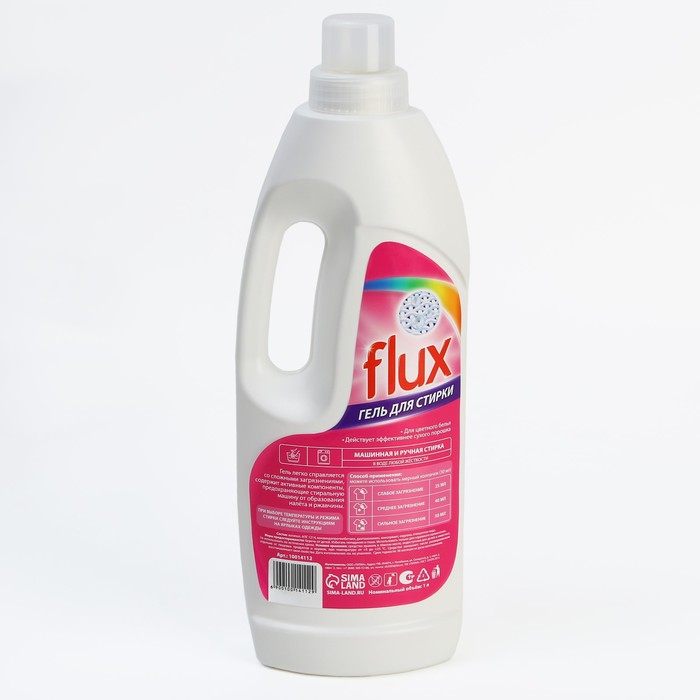 

Гель для стирки FLUX, для цветного белья, 1 л