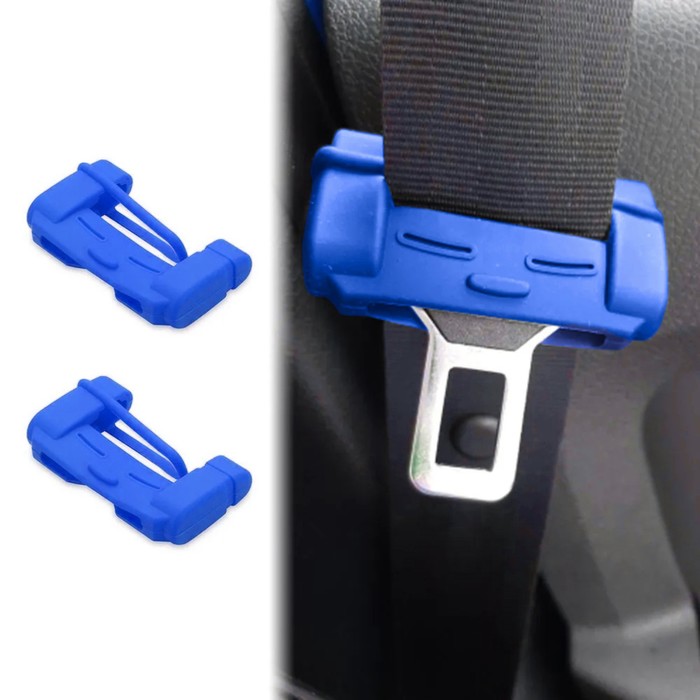 Чехол заглушки ремня безопасности, синий, набор 2 шт заглушки ремня безопасности с переходником пара в блистере a4026