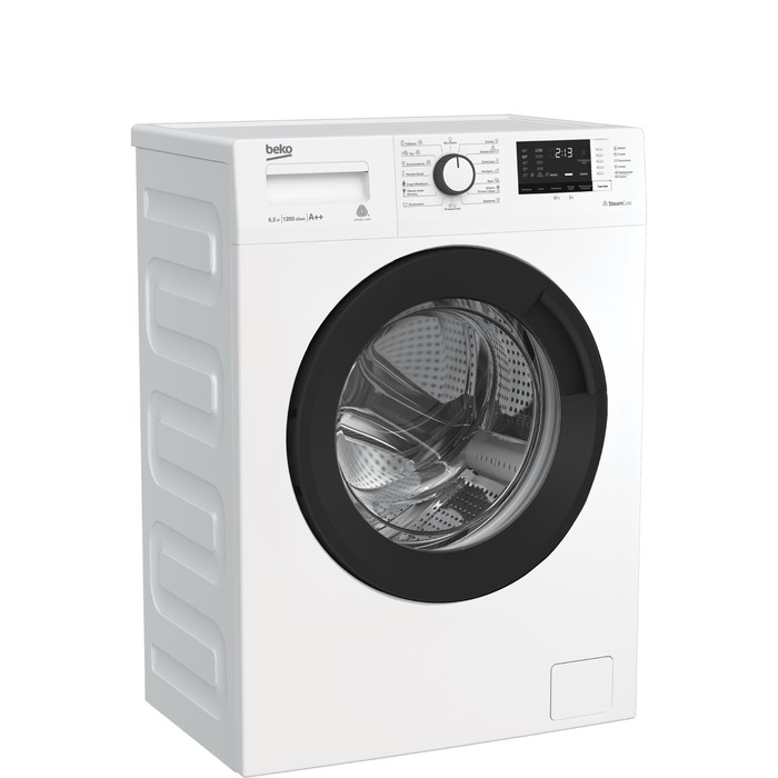 

Стиральная машина Beko WSRE 6H612ZAWI, класс А, 1200 об/мин, до 6.5 кг, дисплей, белая