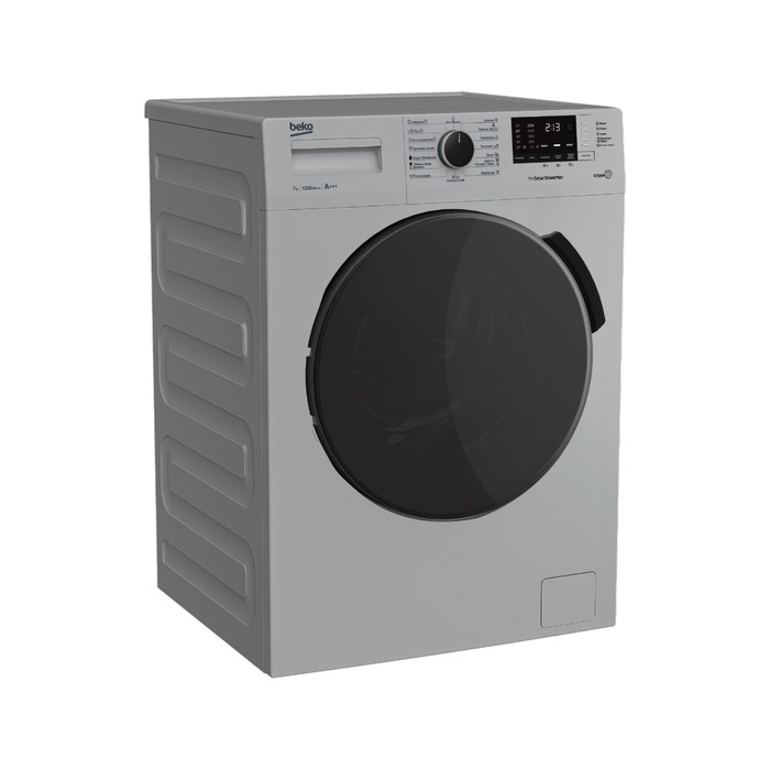 

Стиральная машина Beko RSPE 78612S, класс A+++, 1200 об/мин, до 7 кг, серебристая