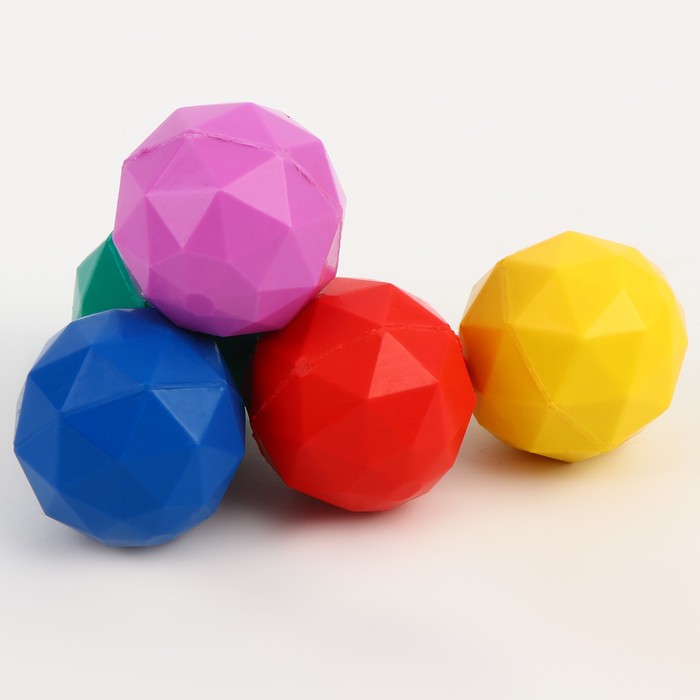 Мяч каучук «Грань», 4 см, цвета МИКС мяч каучук монстрик цвета микс