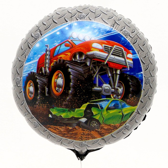Шар фольгированный 18 «С днём рождения. Внедорожник» шар фольгированный 18 с днём свадьбы