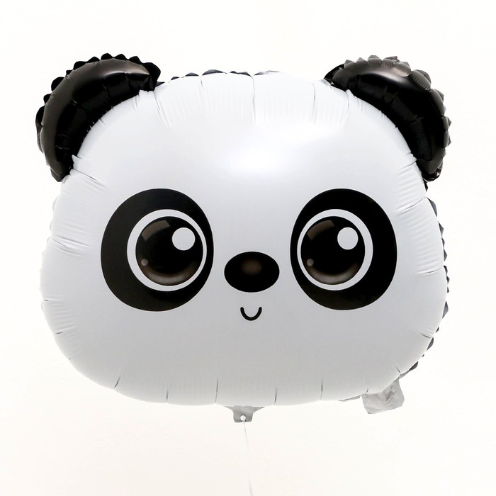 Шар фольгированный 22 «Милая панда», голова шар фольгированный 22 фигура голова милая корова
