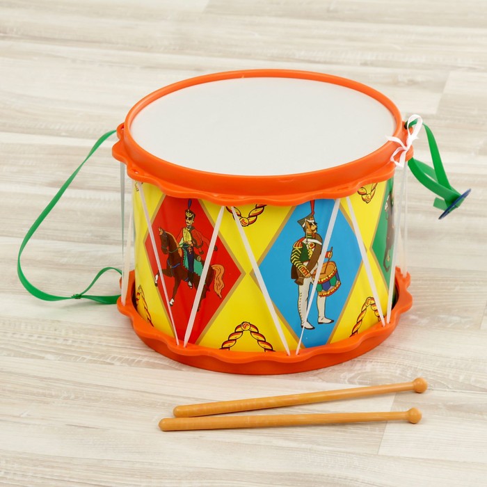 Барабан «Гусарский» музыкальные инструменты тулигрушка барабан гусарский