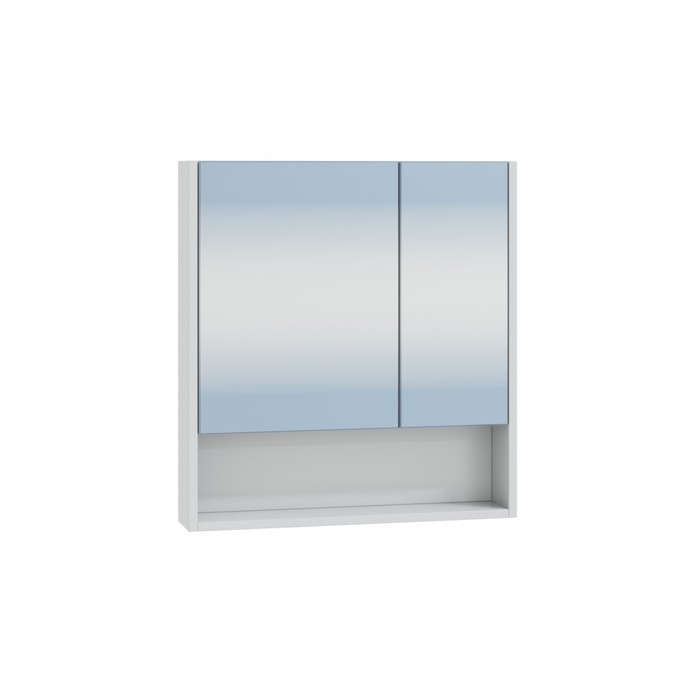 Зеркало-шкаф СаНта «Сити 70» универсальный, цвет белый зеркало шкаф санта марс 70 цвет светлый