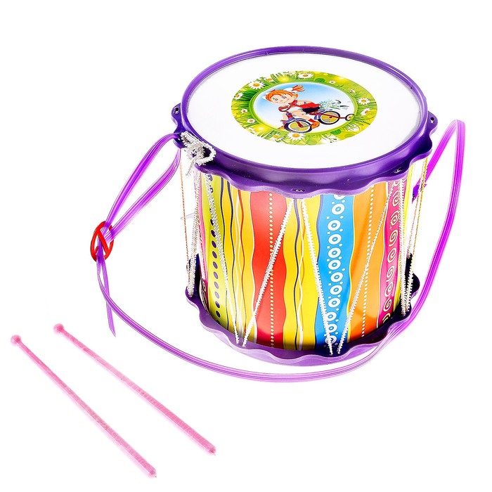 Барабан "Походный" с аппликацией