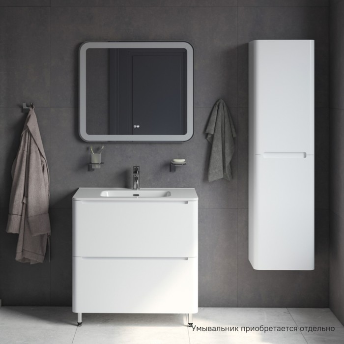 

Тумба под раковину IDDIS Edifice EDI80WFi95, 80 см, напольная, цвет белый