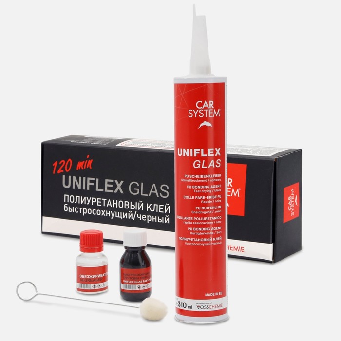 Набор для влейки автомобильных стекол Carsystem uniflex glas, 120 минут, 4 предмета цена и фото