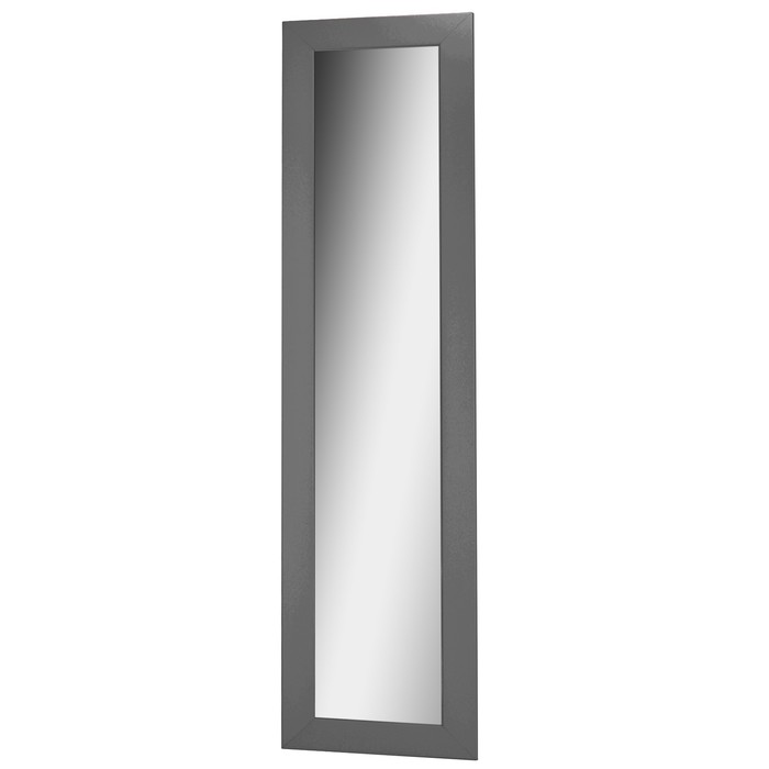 Зеркало настенное BeautyStyle 9, 16х350х1380, Серый графит
