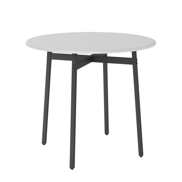 Стол обеденный Медисон, 800х800х720, Белый стол обеденный медисон 800 × 800 × 720 мм опора металл цвет белый