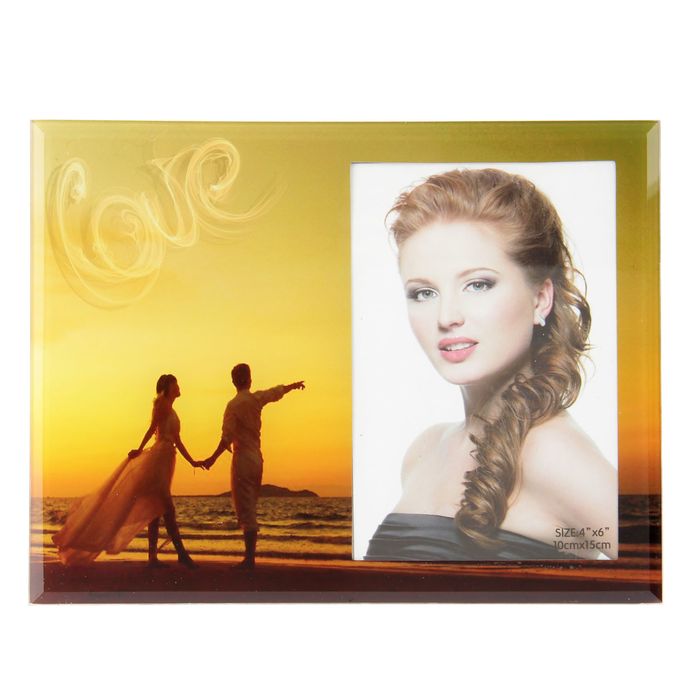Фоторамка "Влюбленные на побережье" 10х15 см