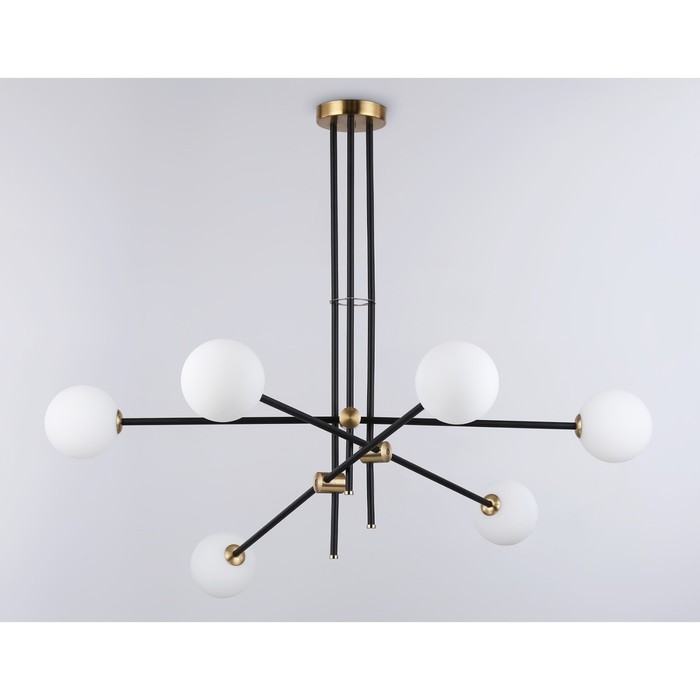 

Светильник подвесной Ambrella light, Modern, TR2523, 6хG9, цвет чёрный, латунь