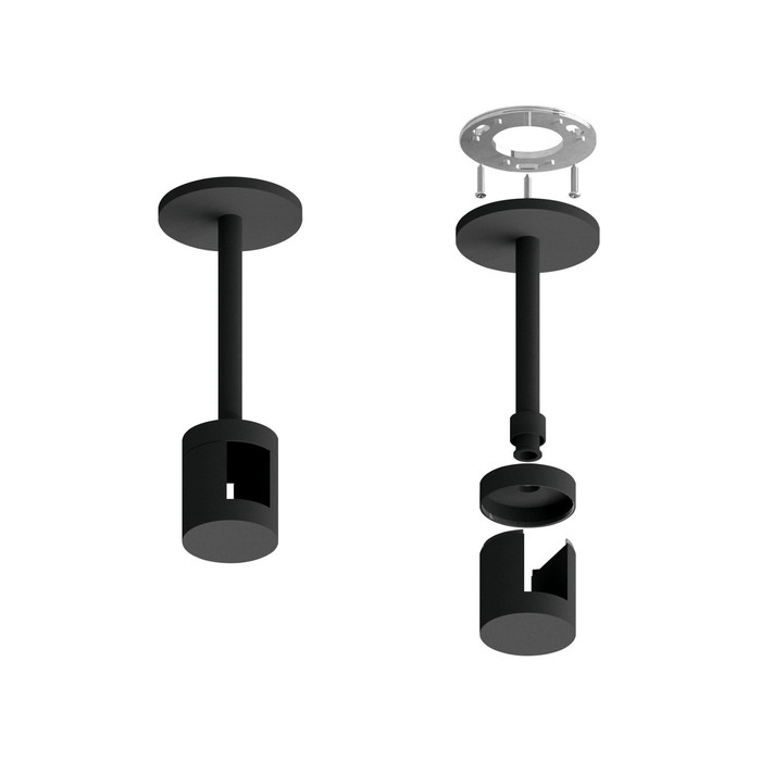 фото Крепёж накладной techno ring ambrella light, diy spot, a9222, цвет чёрный