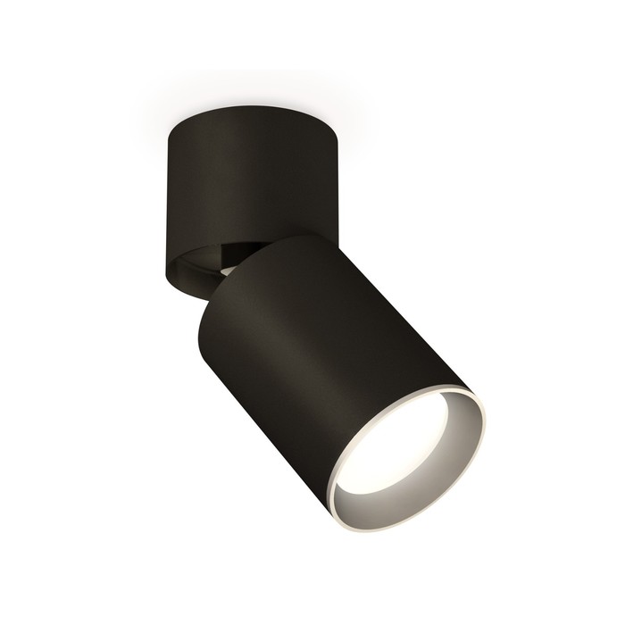 

Комплект накладного поворотного светильника Ambrella light, Techno, XM6313031, GU5.3, цвет чёрный песок, чёрный