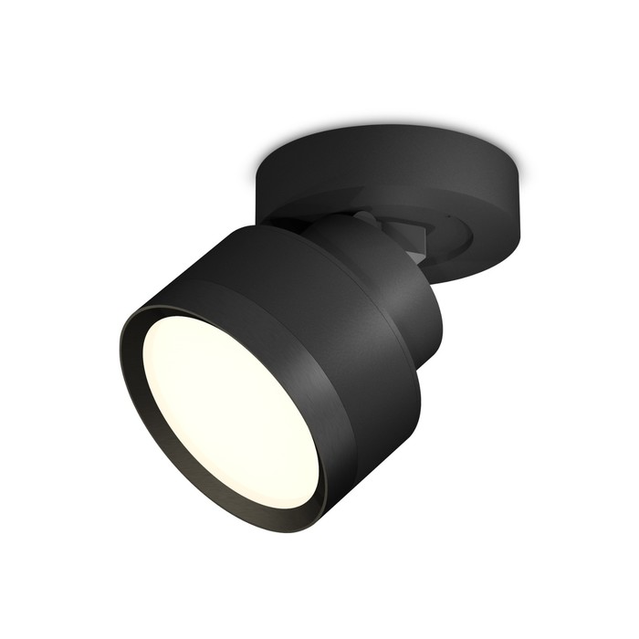 Комплект накладного поворотного светильника Ambrella light, Techno, XM8102002, цвет чёрный песок комплект накладного поворотного светильника ambrella light techno xm6314020 gu5 3 цвет серый песок