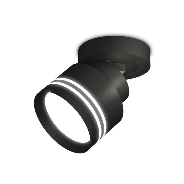 

Комплект накладного поворотного светильника с акрилом Ambrella light, Techno, XM8102026, цвет чёрный песок