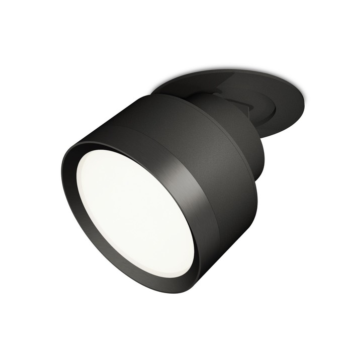 Комплект встраиваемого поворотного светильника Ambrella light, Techno, XM8102500, цвет чёрный песок комплект встраиваемого поворотного светильника xc7652060 sbk cl черный песок прозрачный mr16 gu5 3 c7652 n7191