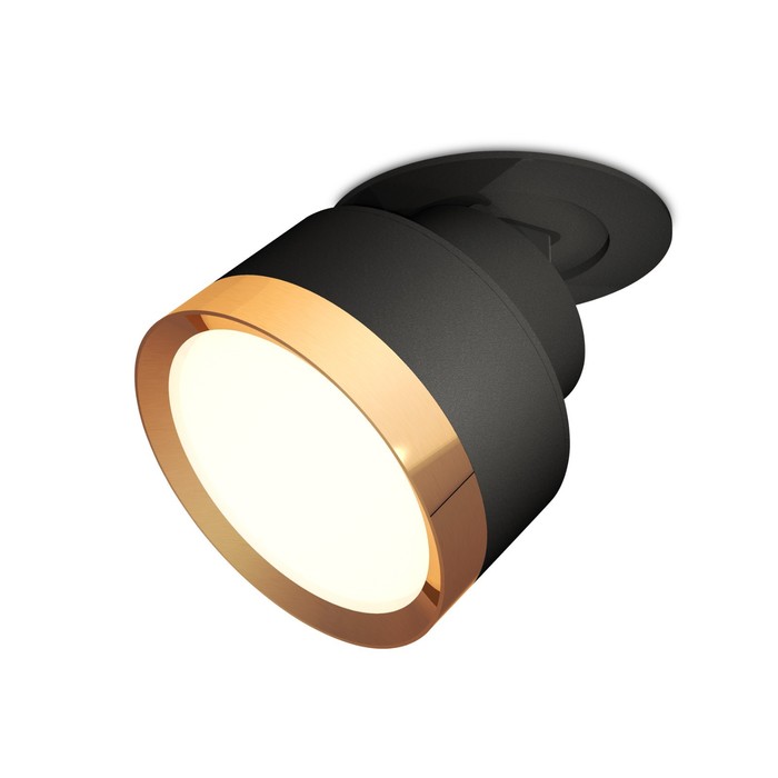 Комплект встраиваемого поворотного светильника Ambrella light, Techno, XM8102502, цвет чёрный песок комплект встраиваемого поворотного светильника xc7652060 sbk cl черный песок прозрачный mr16 gu5 3 c7652 n7191