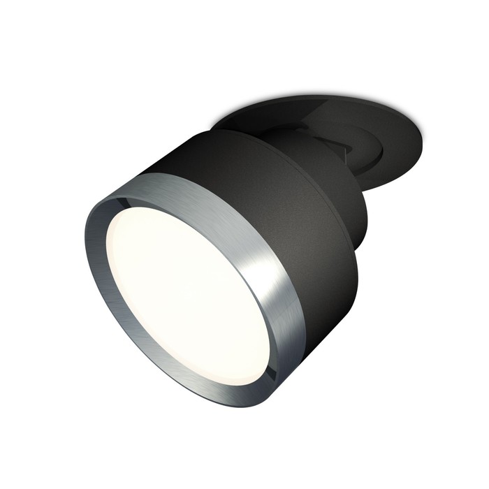 Комплект встраиваемого поворотного светильника Ambrella light, Techno, XM8102504, цвет чёрный песок