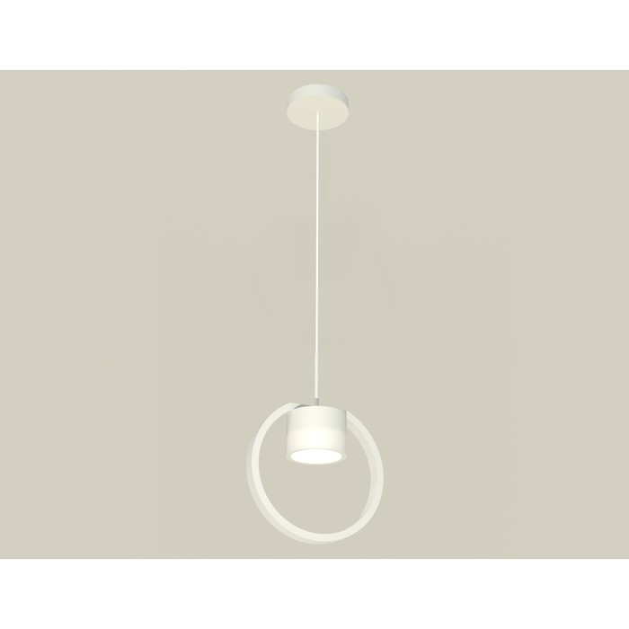 Комплект подвесного светильника с акрилом Ambrella light, Traditional DIY, XB9101154, GX53, цвет белый песок, белый матовый комплект подвесного поворотного светильника с акрилом ambrella light traditional diy xb9118150 gx53 цвет белый песок белый матовый