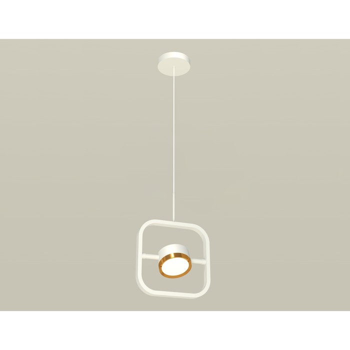 Комплект подвесного поворотного светильника Ambrella light, Traditional DIY, XB9118103, GX53, цвет белый песок, золото желтое полированное комплект подвесного поворотного светильника ambrella light traditional diy xb9112103 gx53 цвет чёрный песок золото желтое полированное
