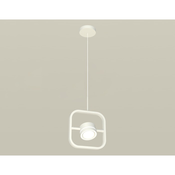 Комплект подвесного поворотного светильника с акрилом Ambrella light, Traditional DIY, XB9118151, GX53, цвет белый песок, белый матовый комплект подвесного поворотного светильника с акрилом ambrella light traditional diy xb9118153 gx53 цвет белый песок белый матовый